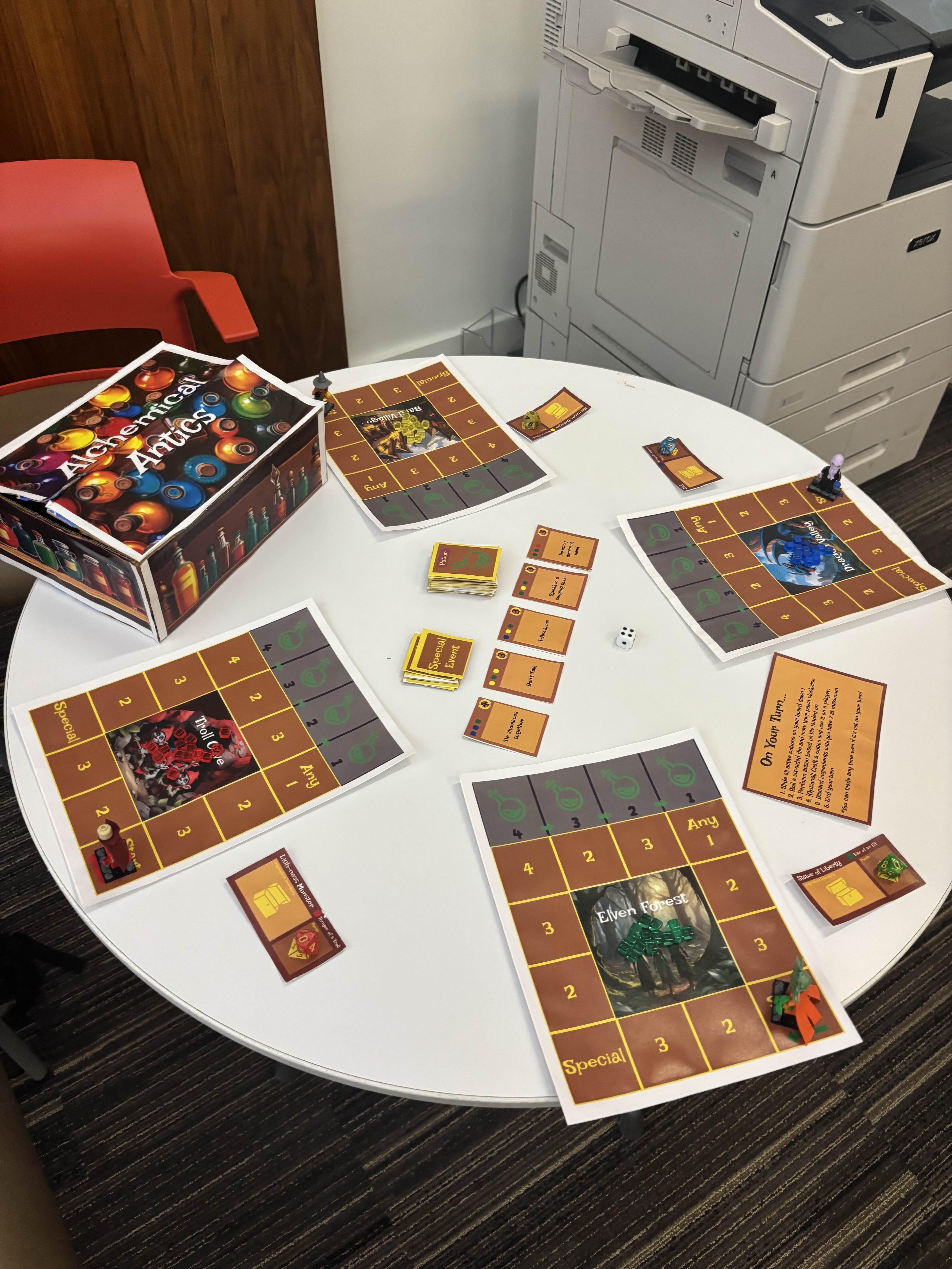 Final game materials