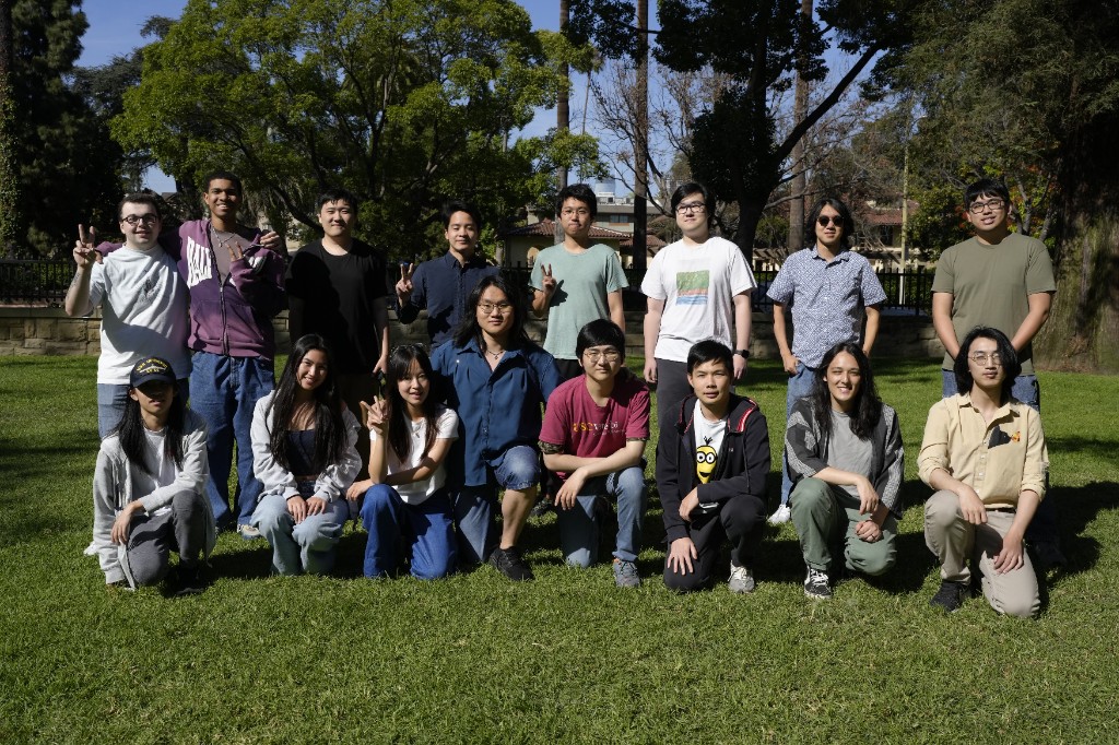 B.L.U.E. team group photo outdoors