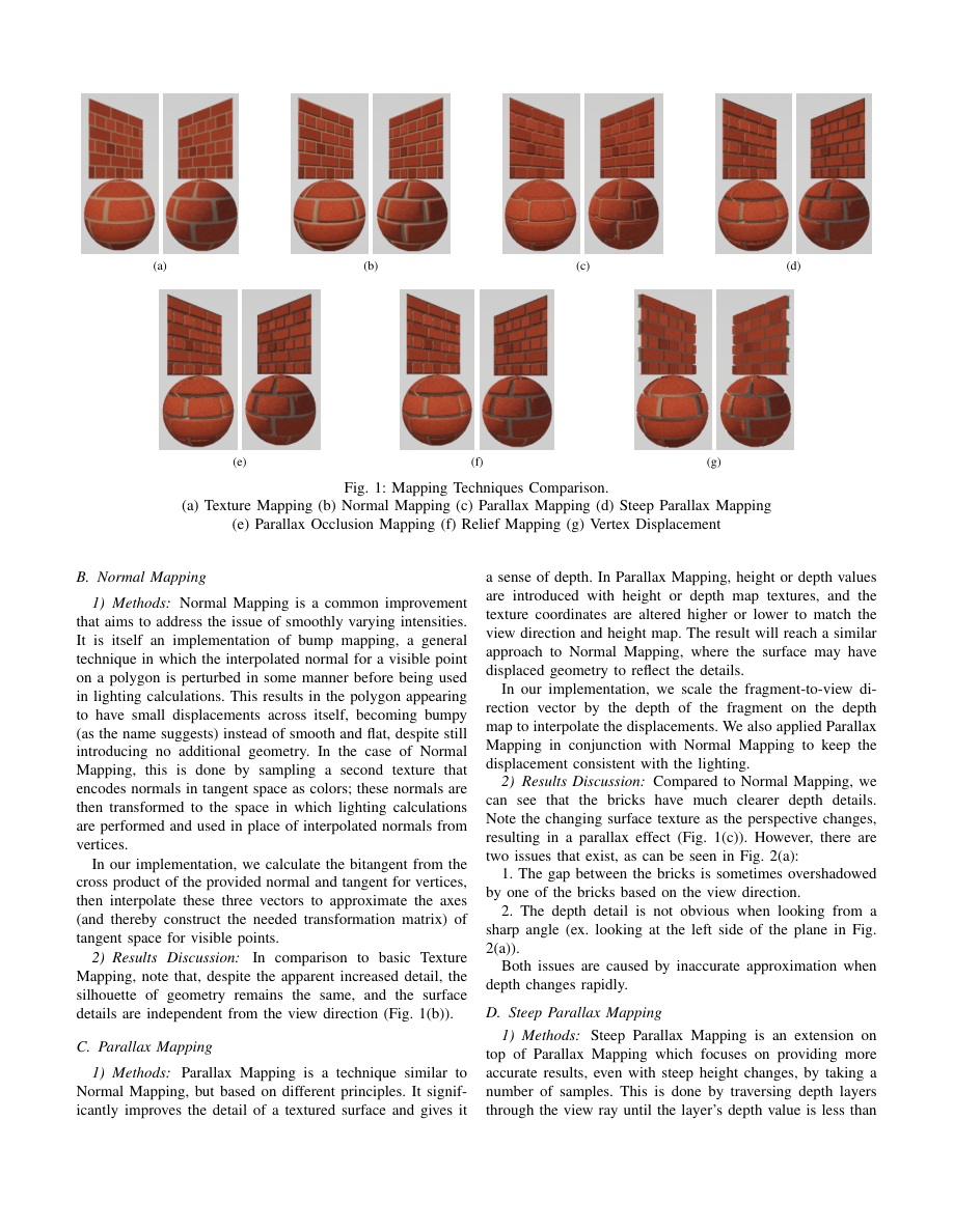 VDMT report excerpt with mapping comparison figures